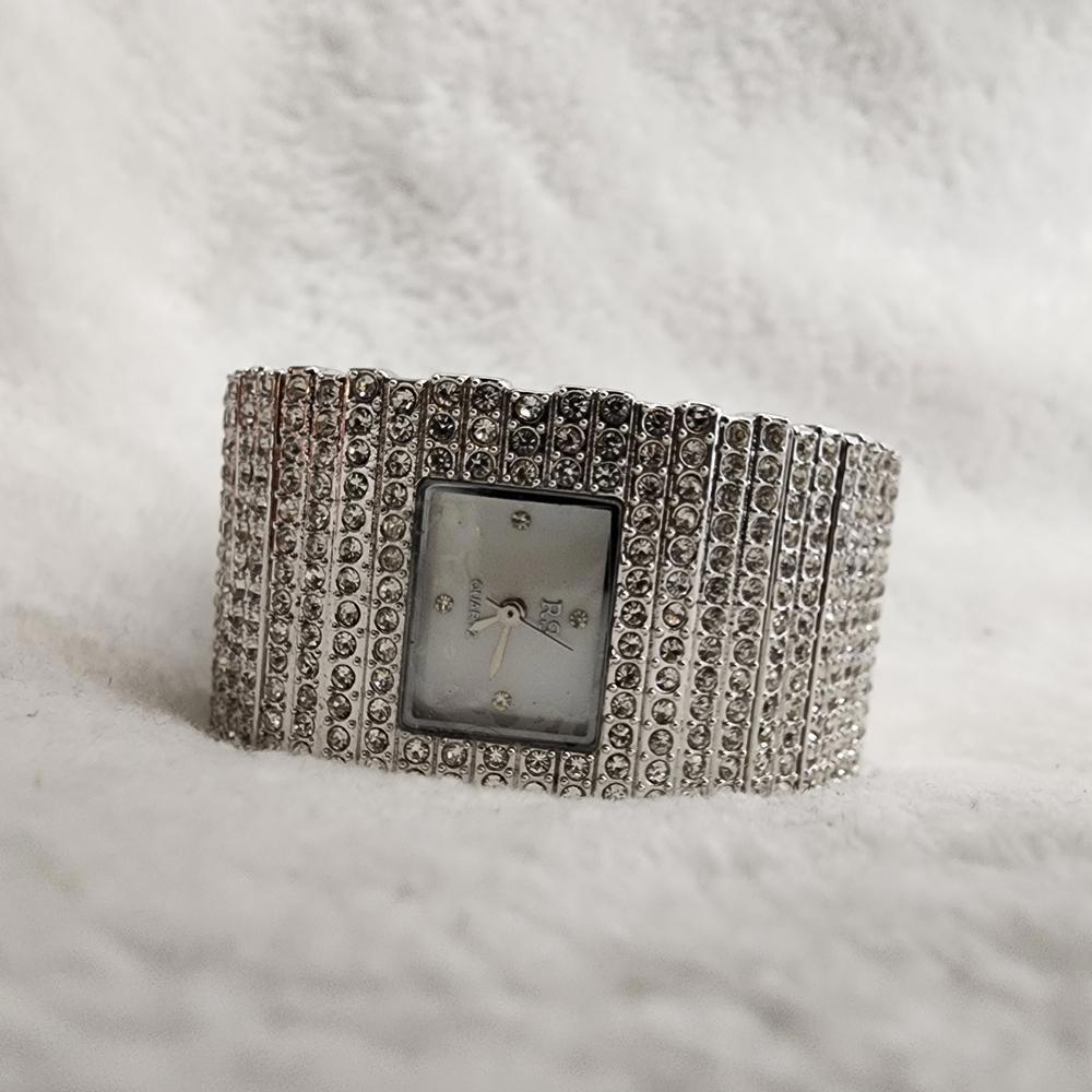 Silver Rhinestone Watch - Picture 3 of 10